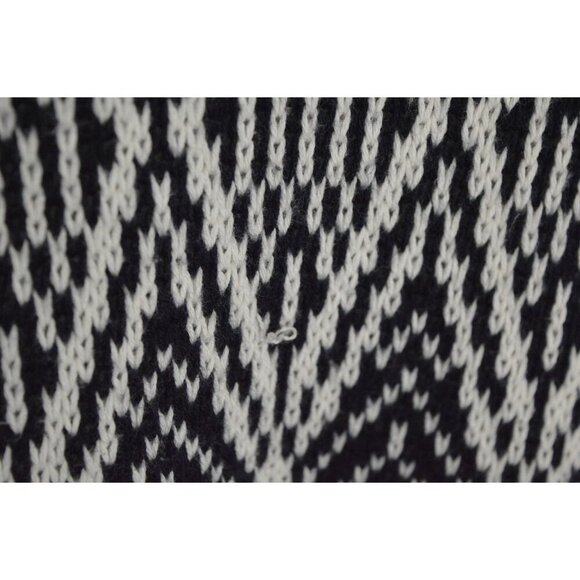 Christopher & Banks Petite Navy White Geometric Cardigan Sweater Women's XL Peti - Picture 4 of 6